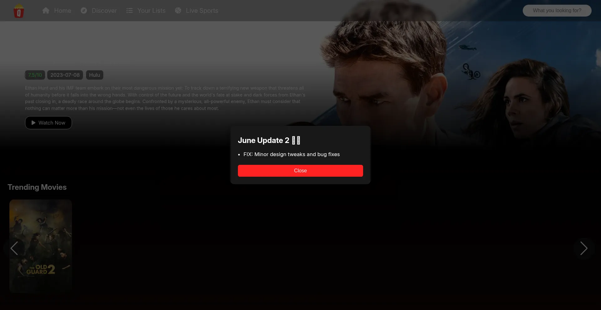 Website screenshot of Qstream.pages.dev