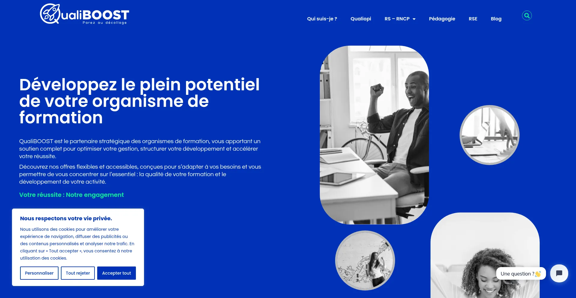 Qualiboost.fr Screenshot