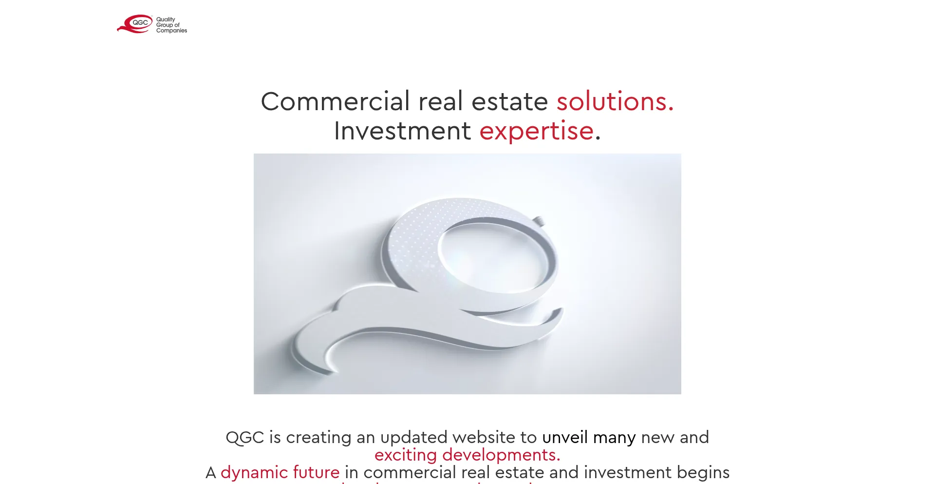 Website screenshot of Qualitygc.com
