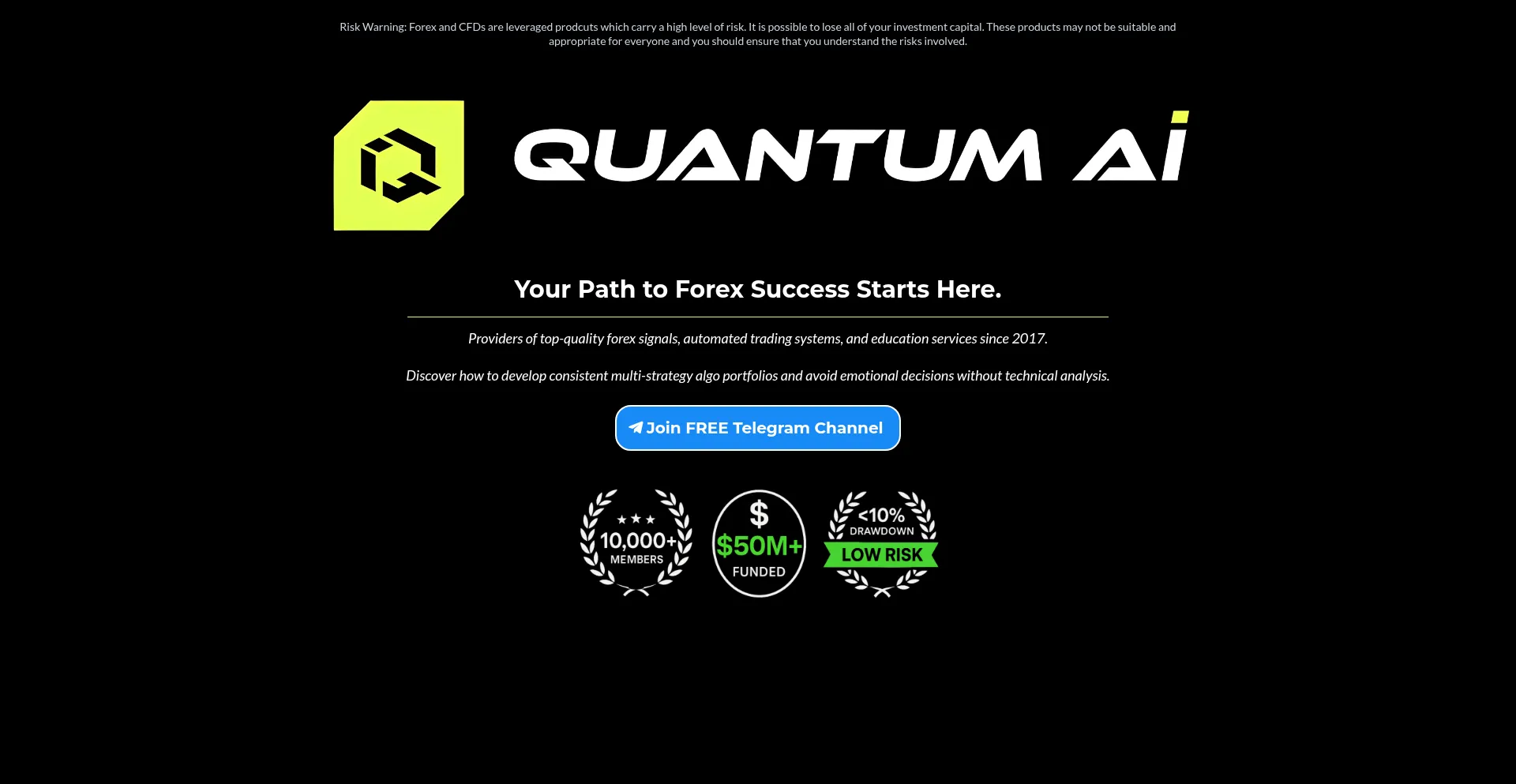 Quantum-trading.io Screenshot