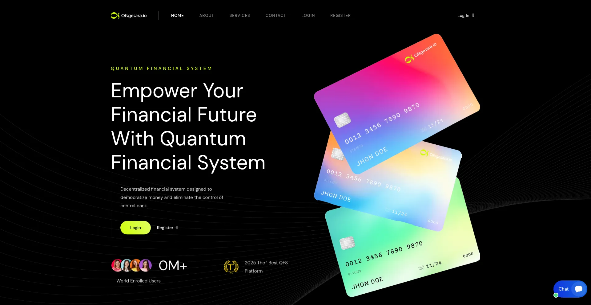 Website screenshot of Quantumbackupledger.com