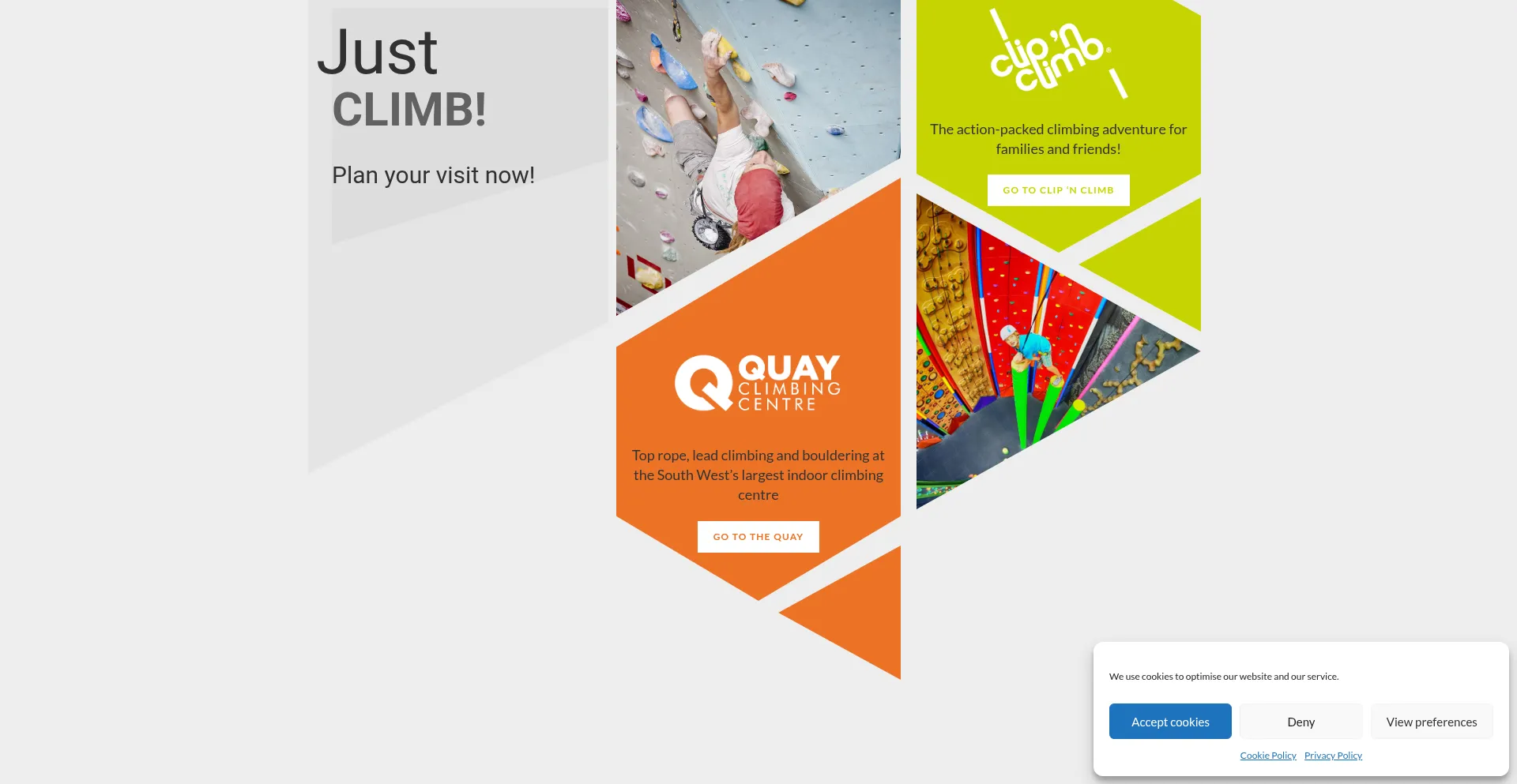 Quayclimbingcentre.co.uk