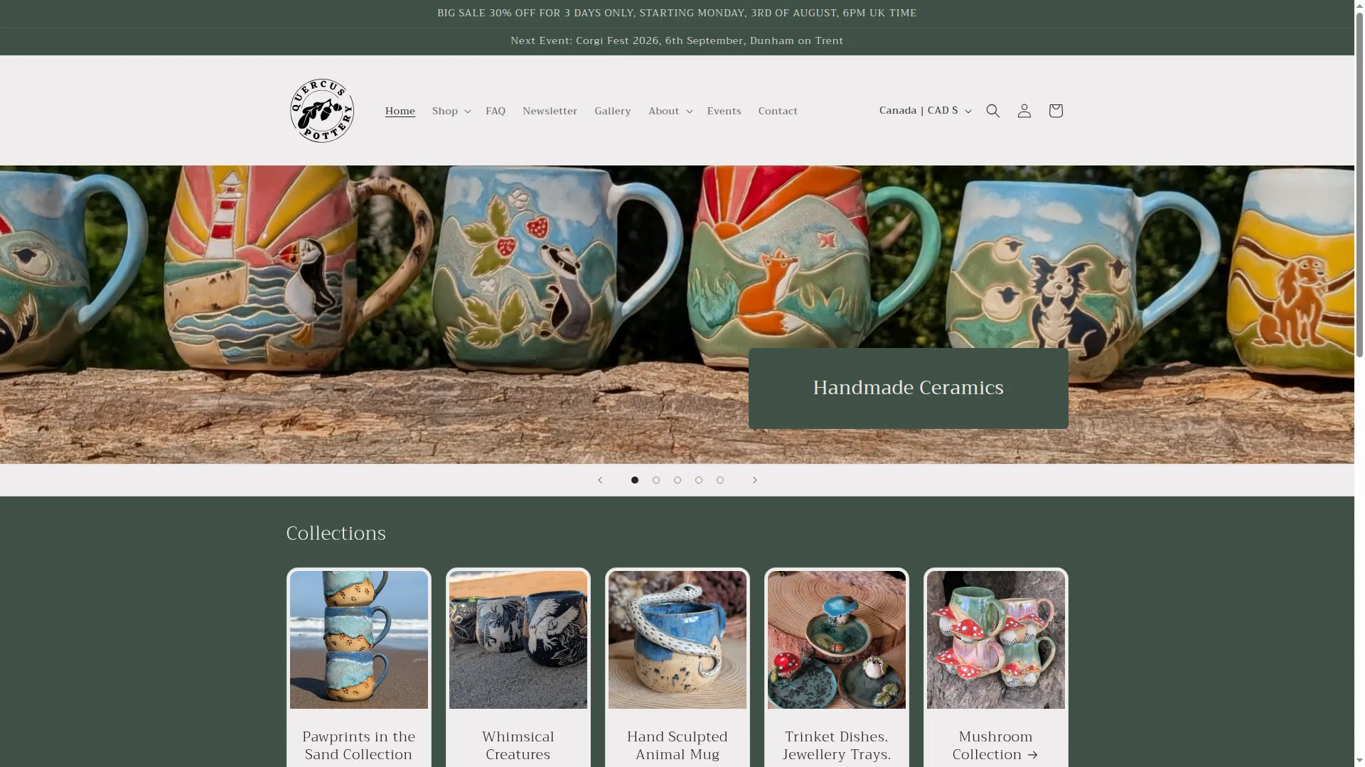 Quercuspottery.co.uk