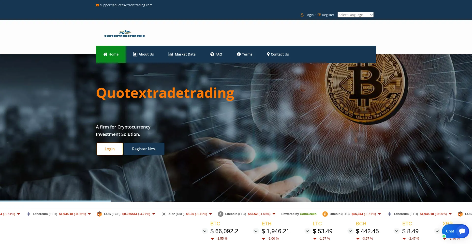 Quotesxtradetrading.com