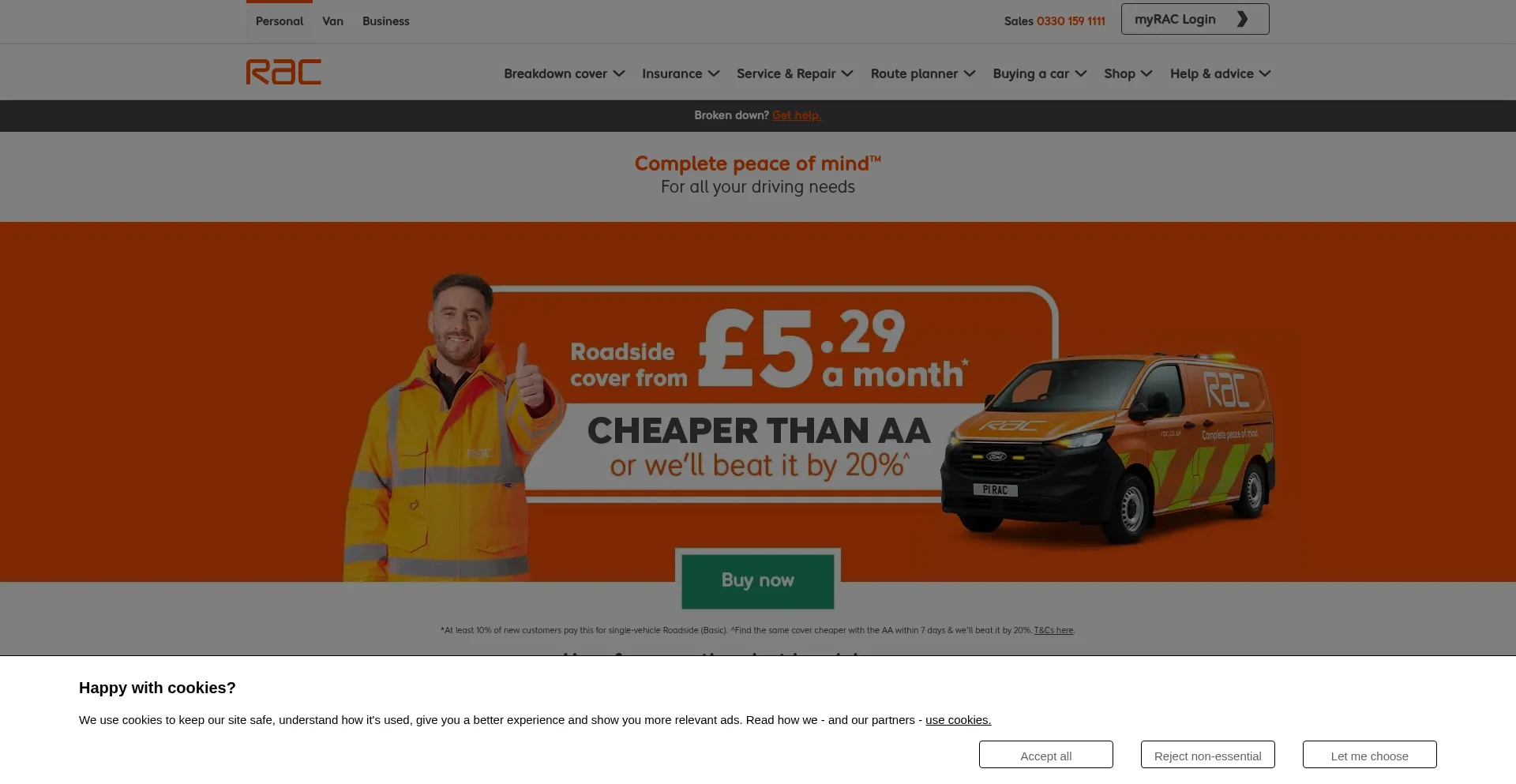 Rac.co.uk 安全可靠吗？