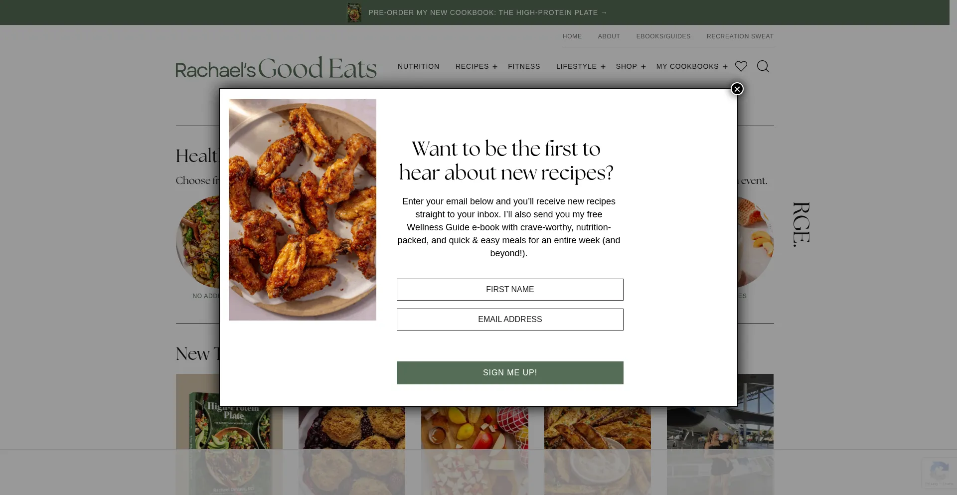 Rachaelsgoodeats.com Screenshot