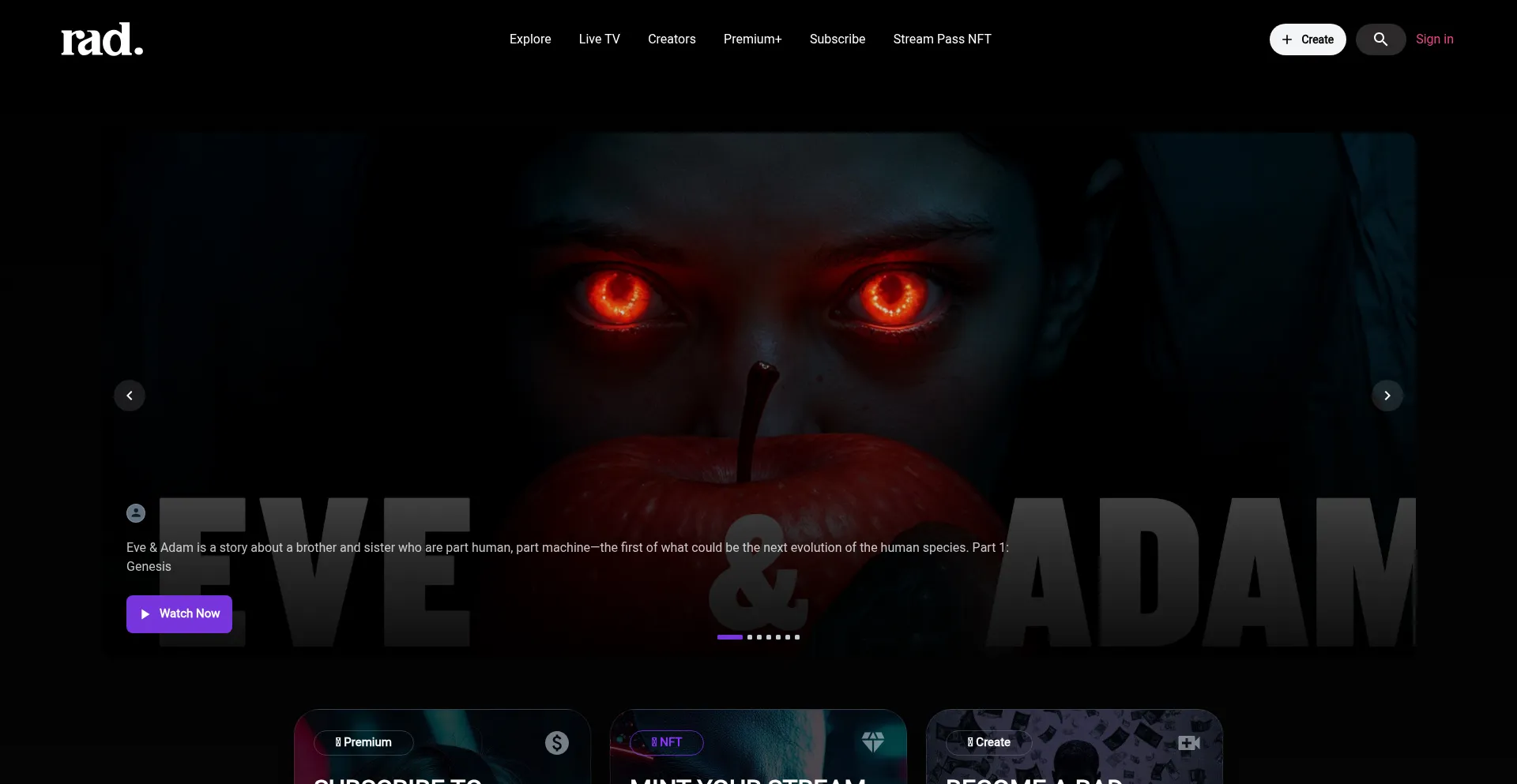 Rad.live Screenshot