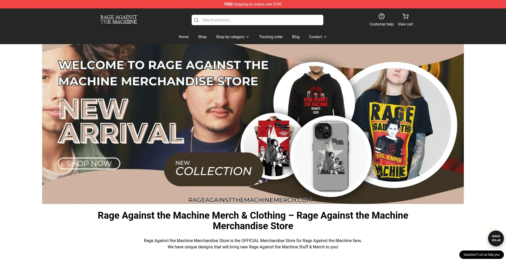 Rageagainstthemachinemerch.com