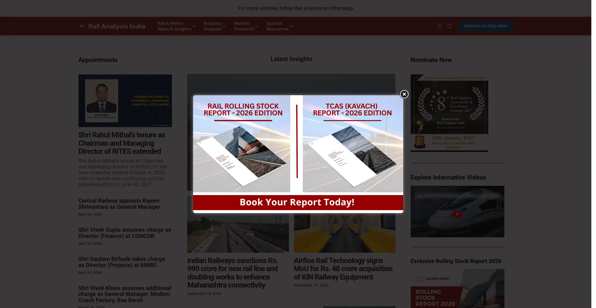 Railanalysisindia.com