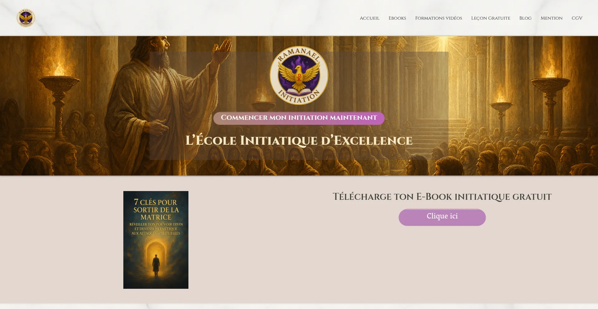 Ramanael.com Screenshot