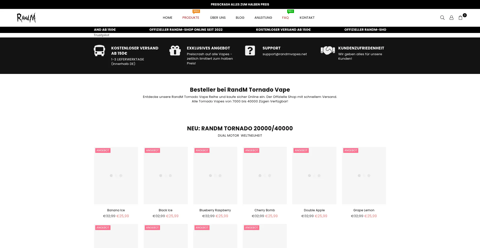 Randmvapes.net Screenshot