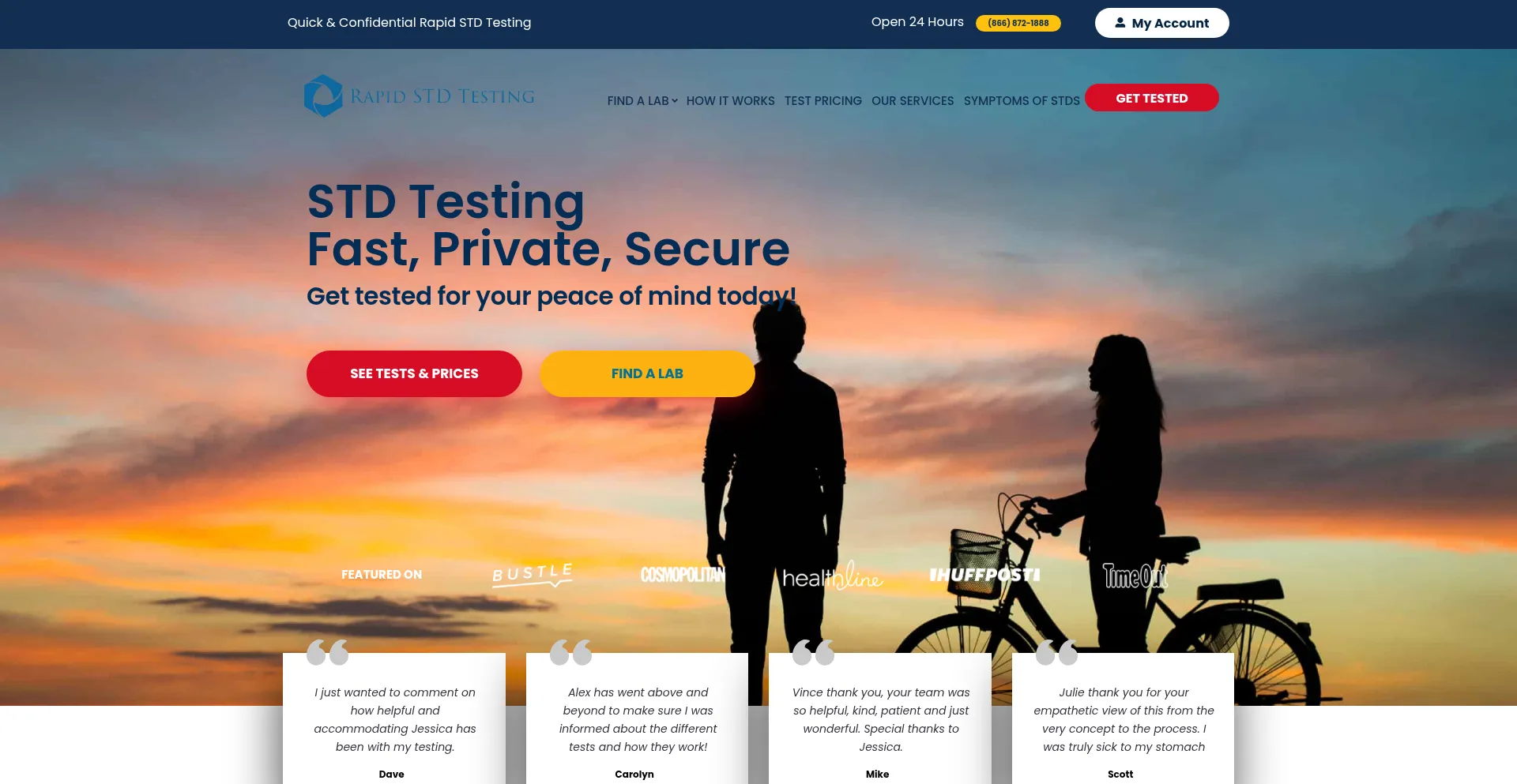 Rapidstdtesting.com 安全可靠吗？