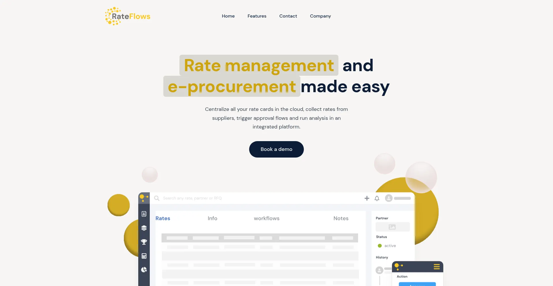Rateflows.com Screenshot