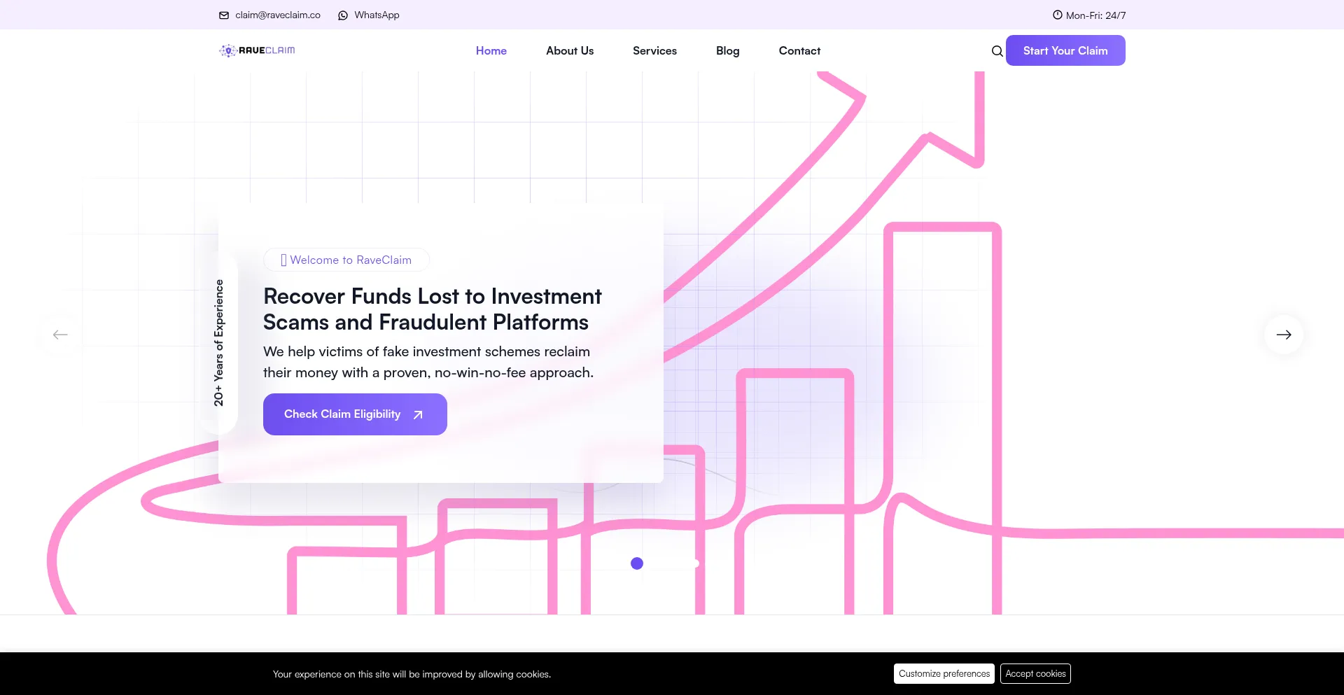 Raveclaim.co 安全可靠吗？