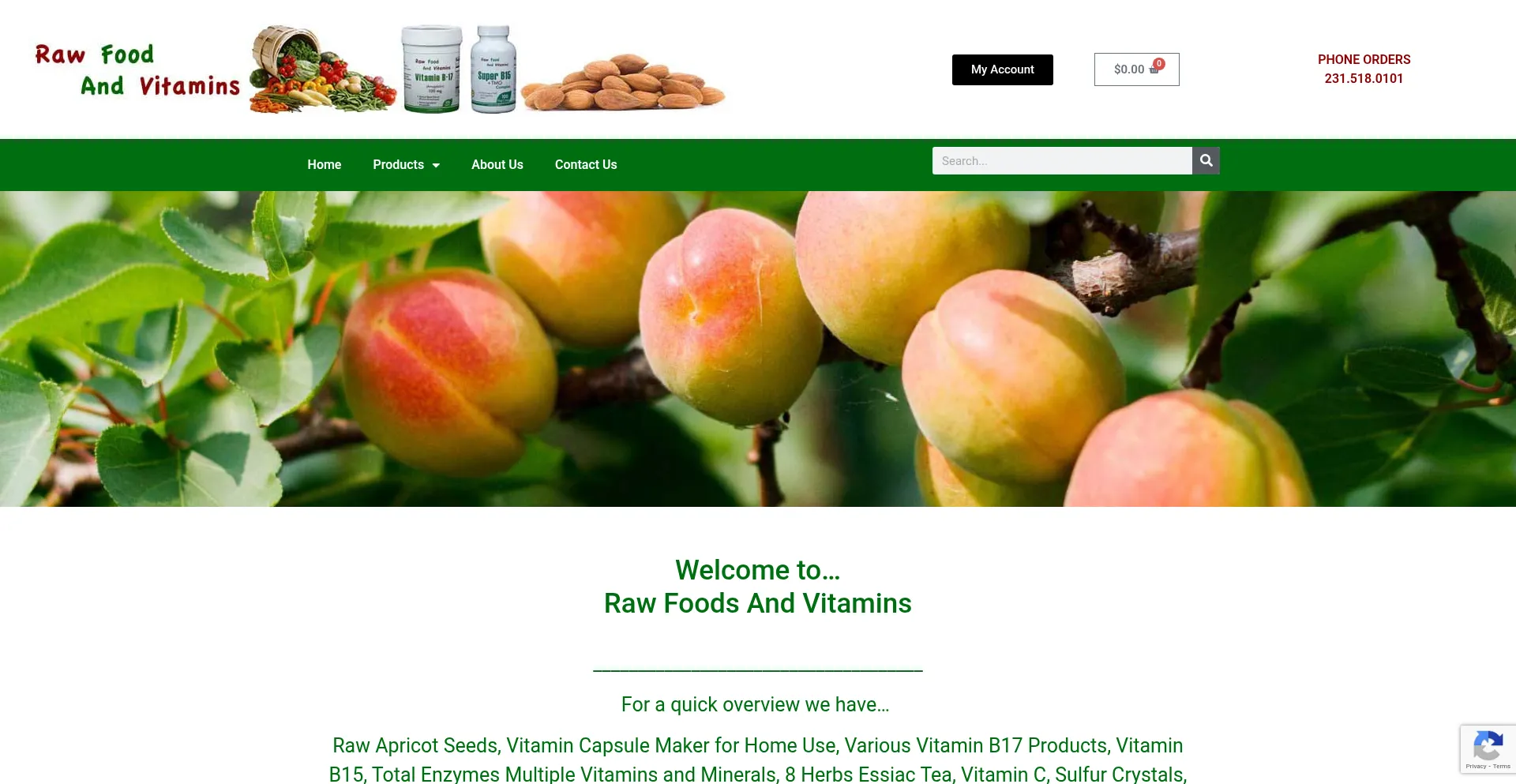 Rawfoodandvitamins.com 安全可靠吗？