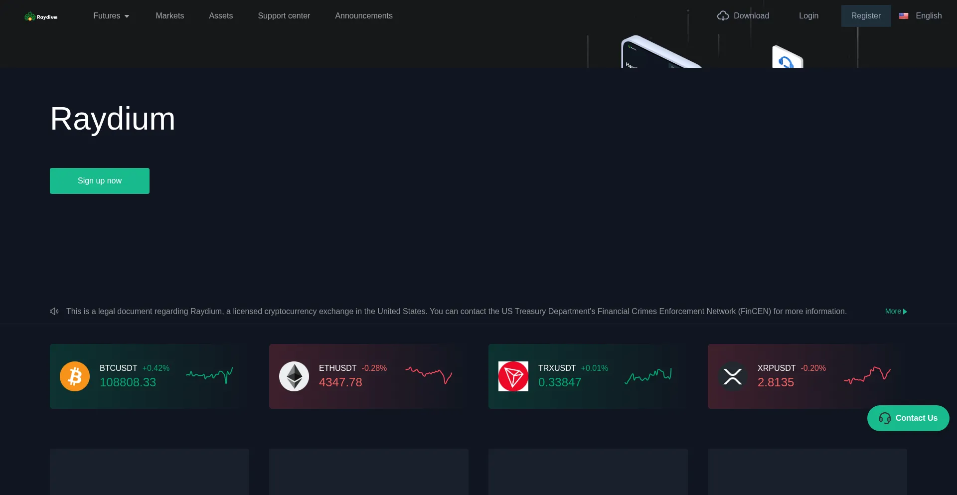 Website screenshot of Rayzw.com
