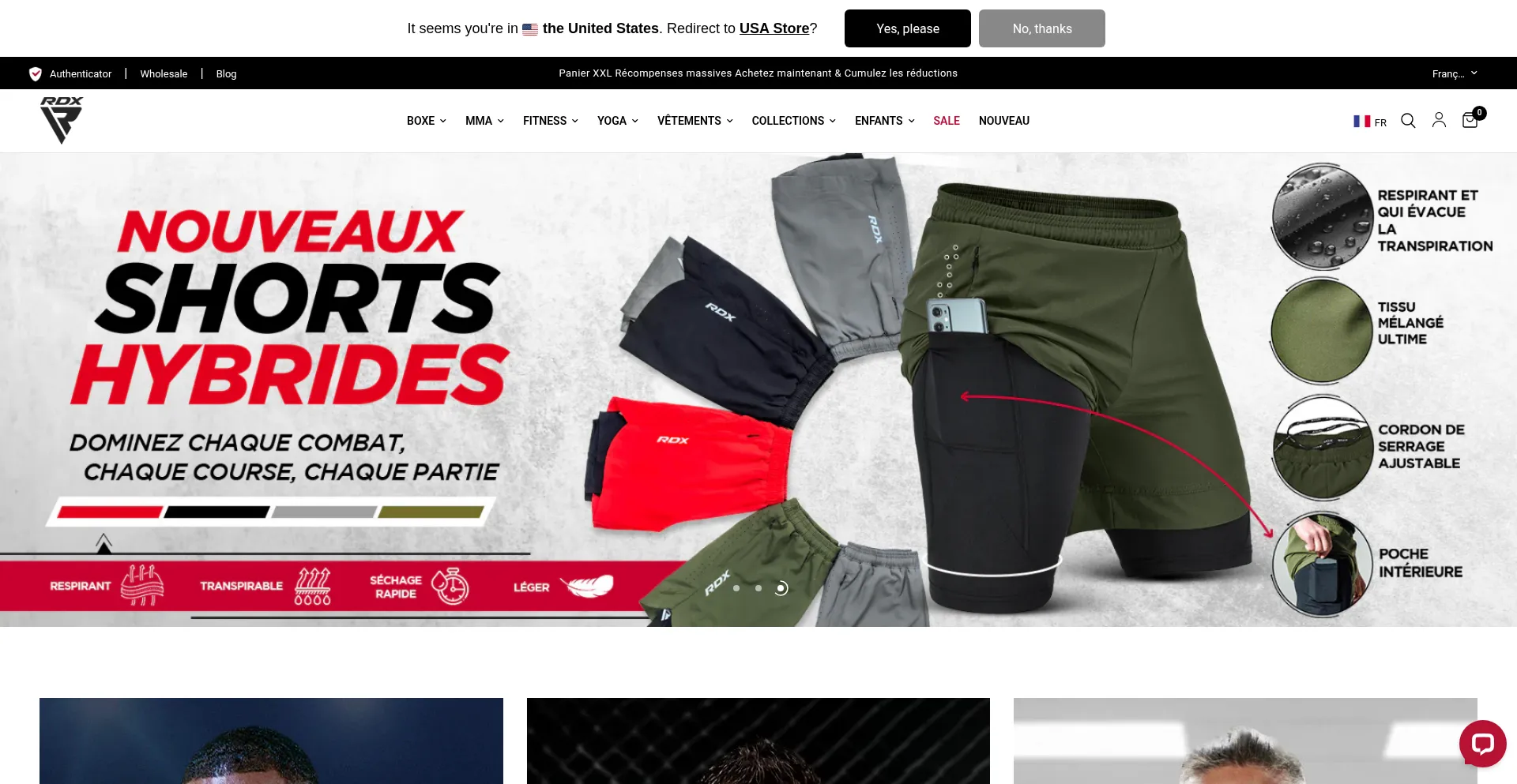 Rdxsports.fr Screenshot