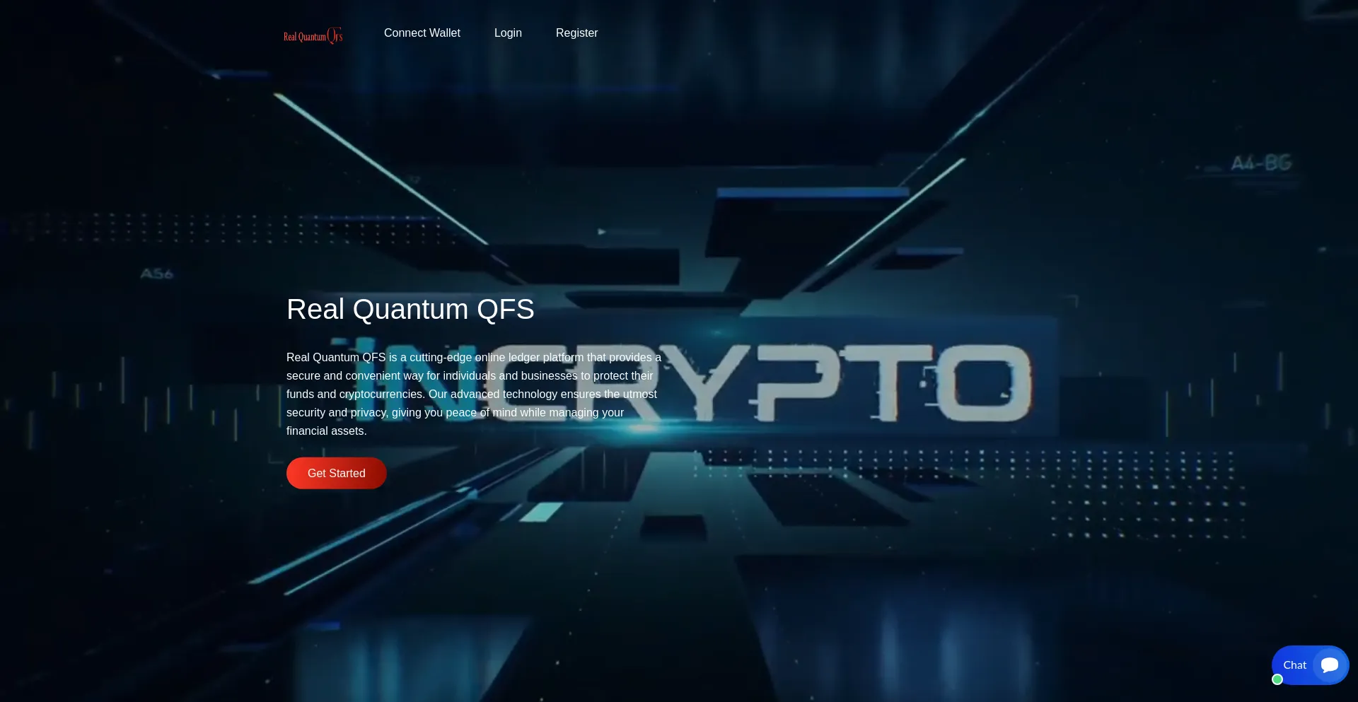 Website screenshot of Real-quantumqfs.com