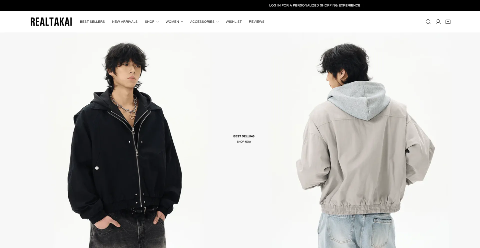 Website screenshot of Realtakai.com