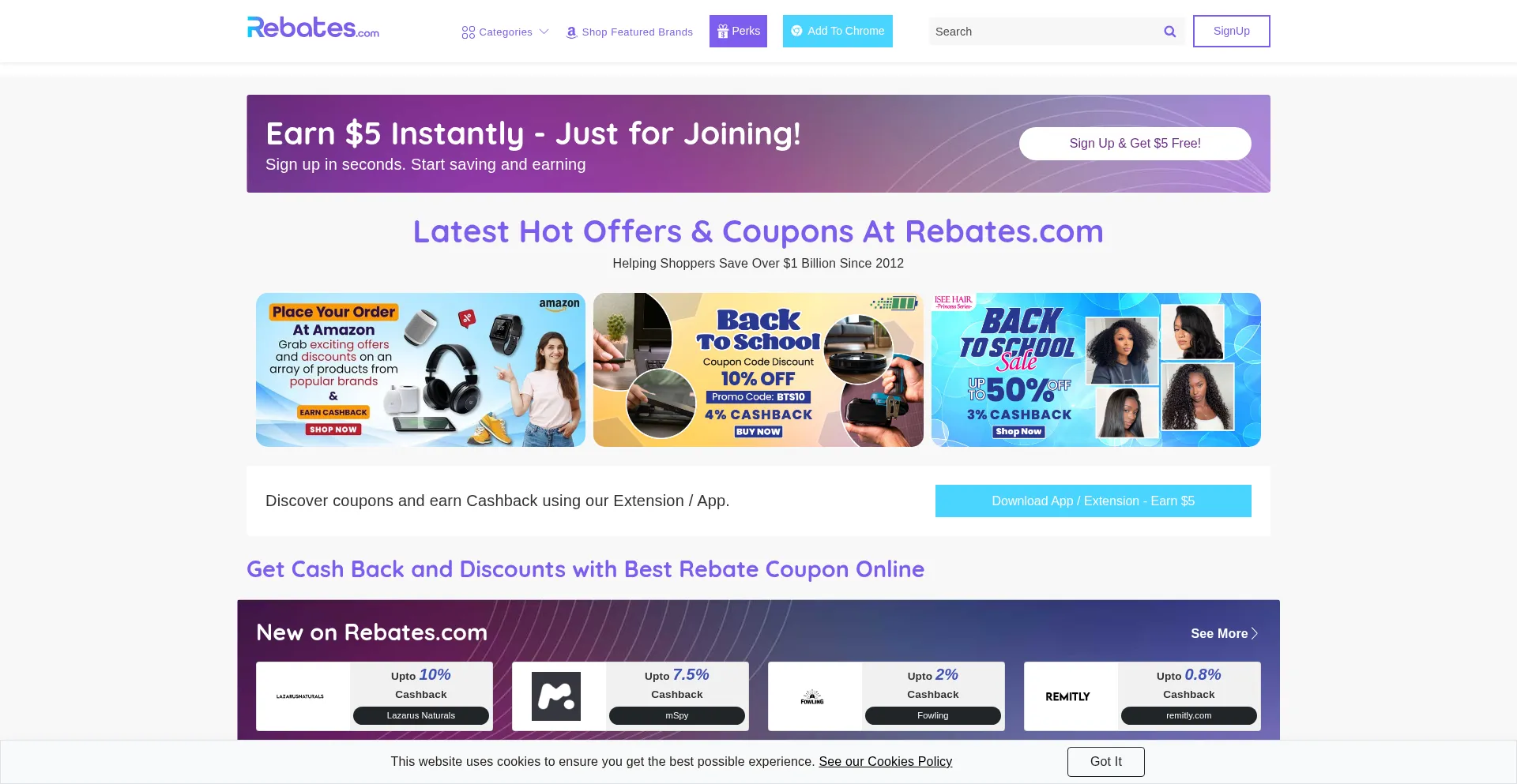 Rebates.com 安全可靠吗？