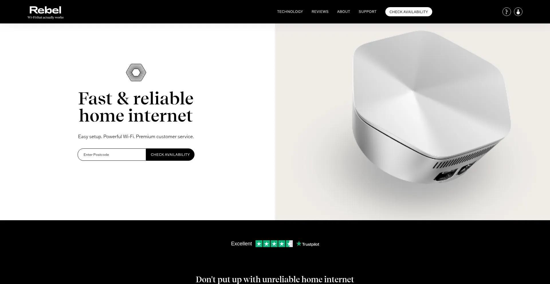 Rebelinternet.uk Screenshot