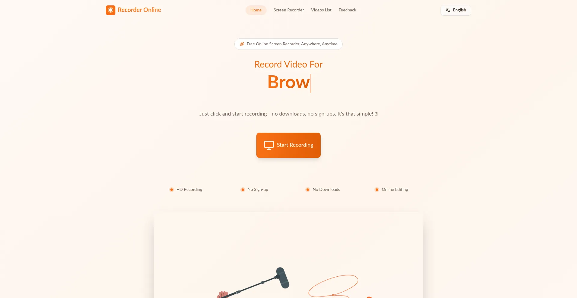 Website screenshot of Recorder-online.com