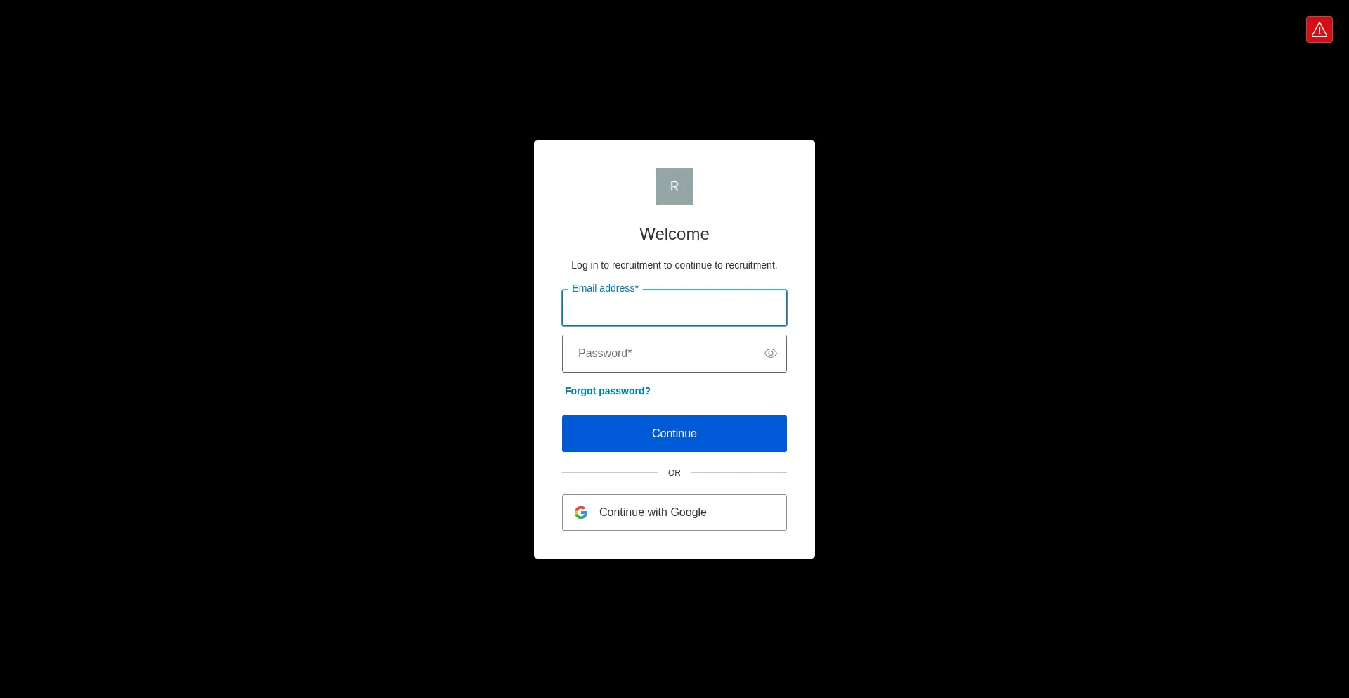 Website screenshot of Recruitment.aiconsole.ai