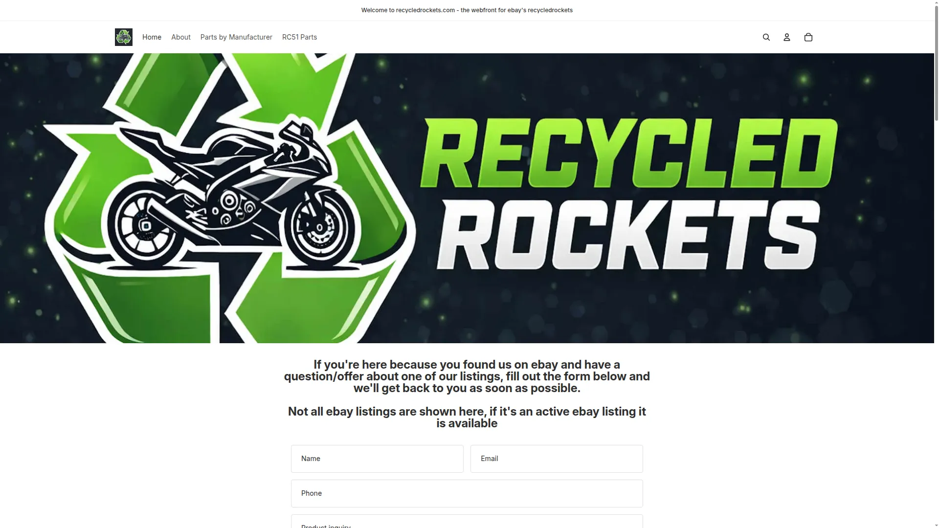 Recycledrockets.com