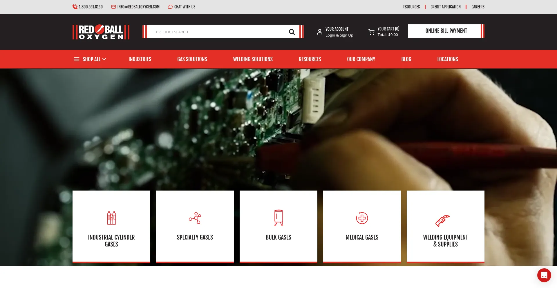 Redballoxygen.com Screenshot