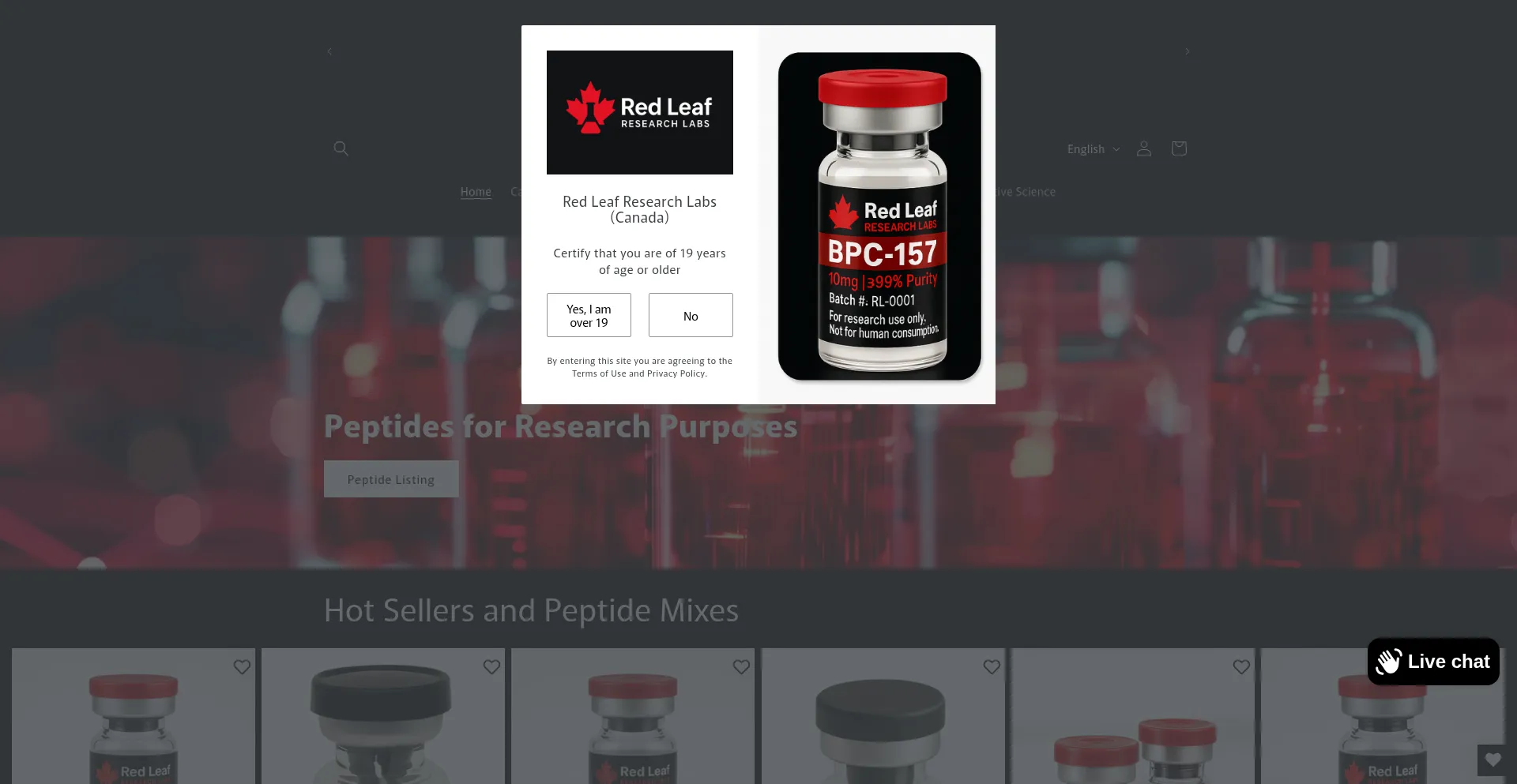 Redleafpeptides.com