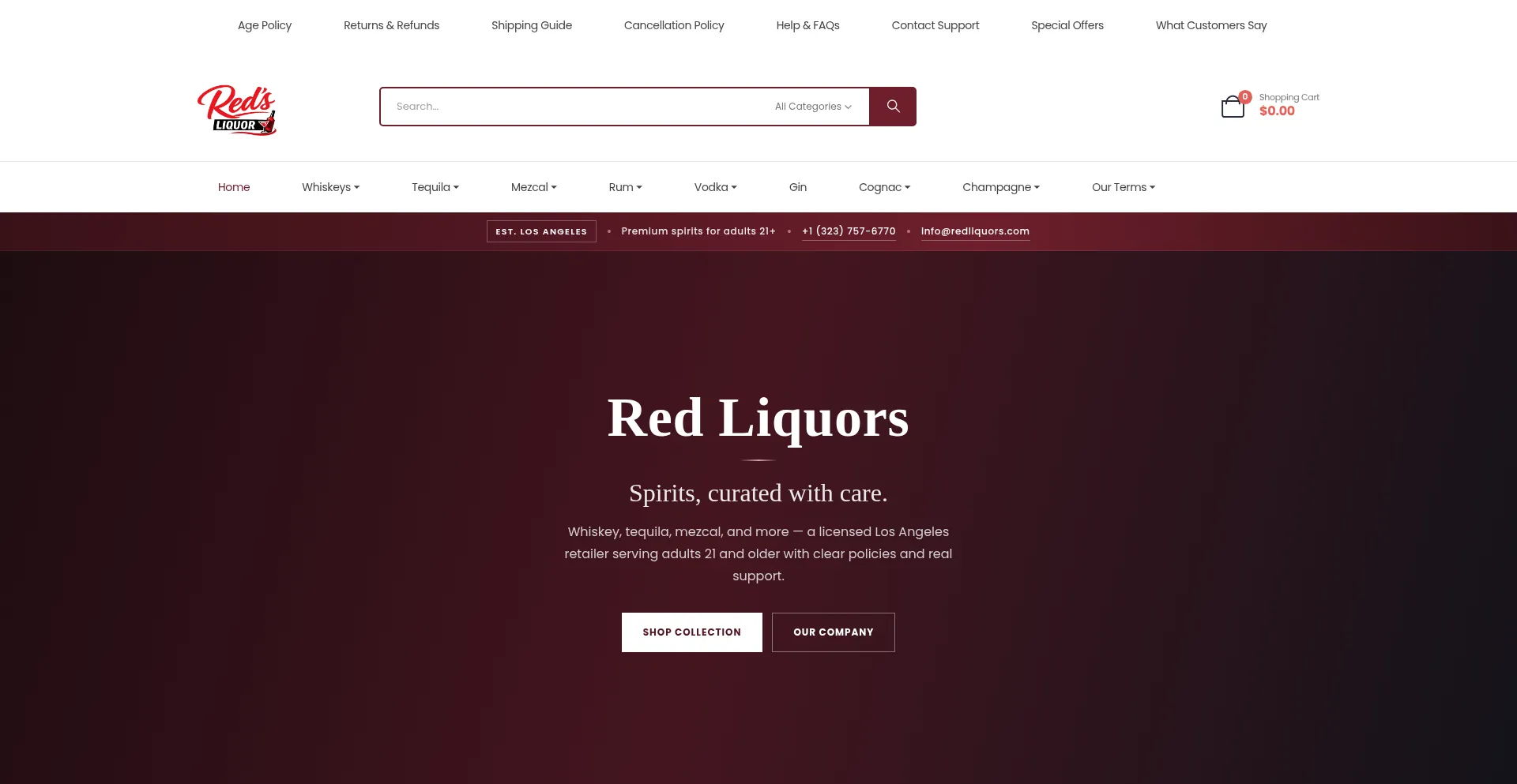 Redliquors.com