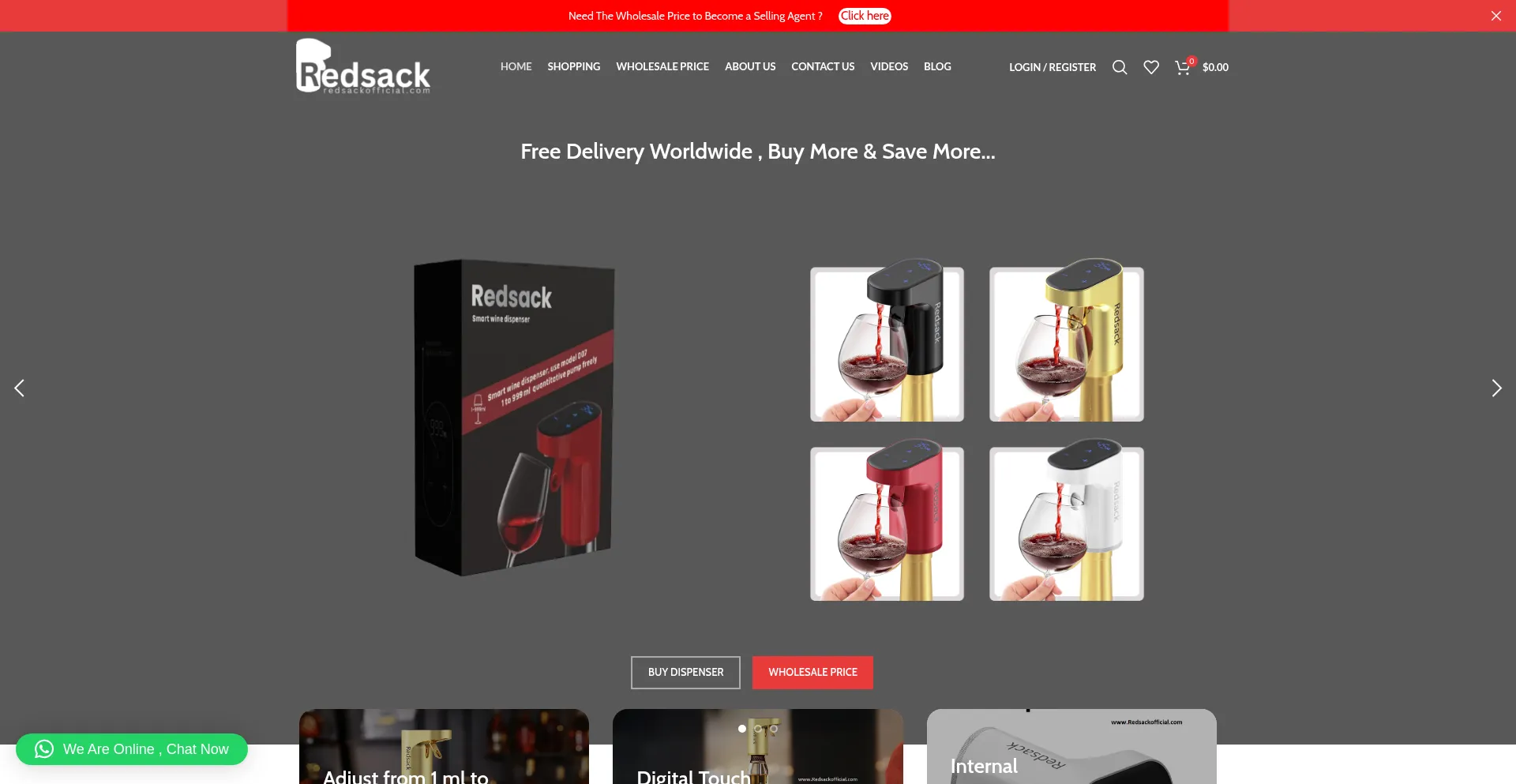 Redsackofficial.com Screenshot