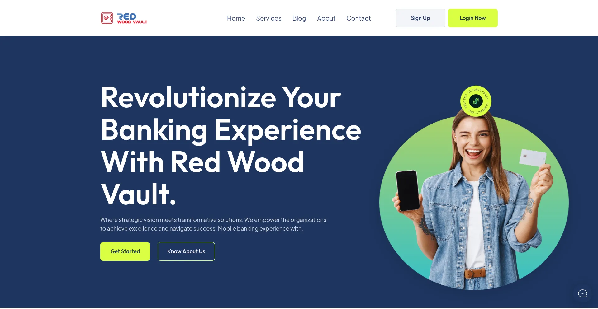Website screenshot of Redwoodvault.com