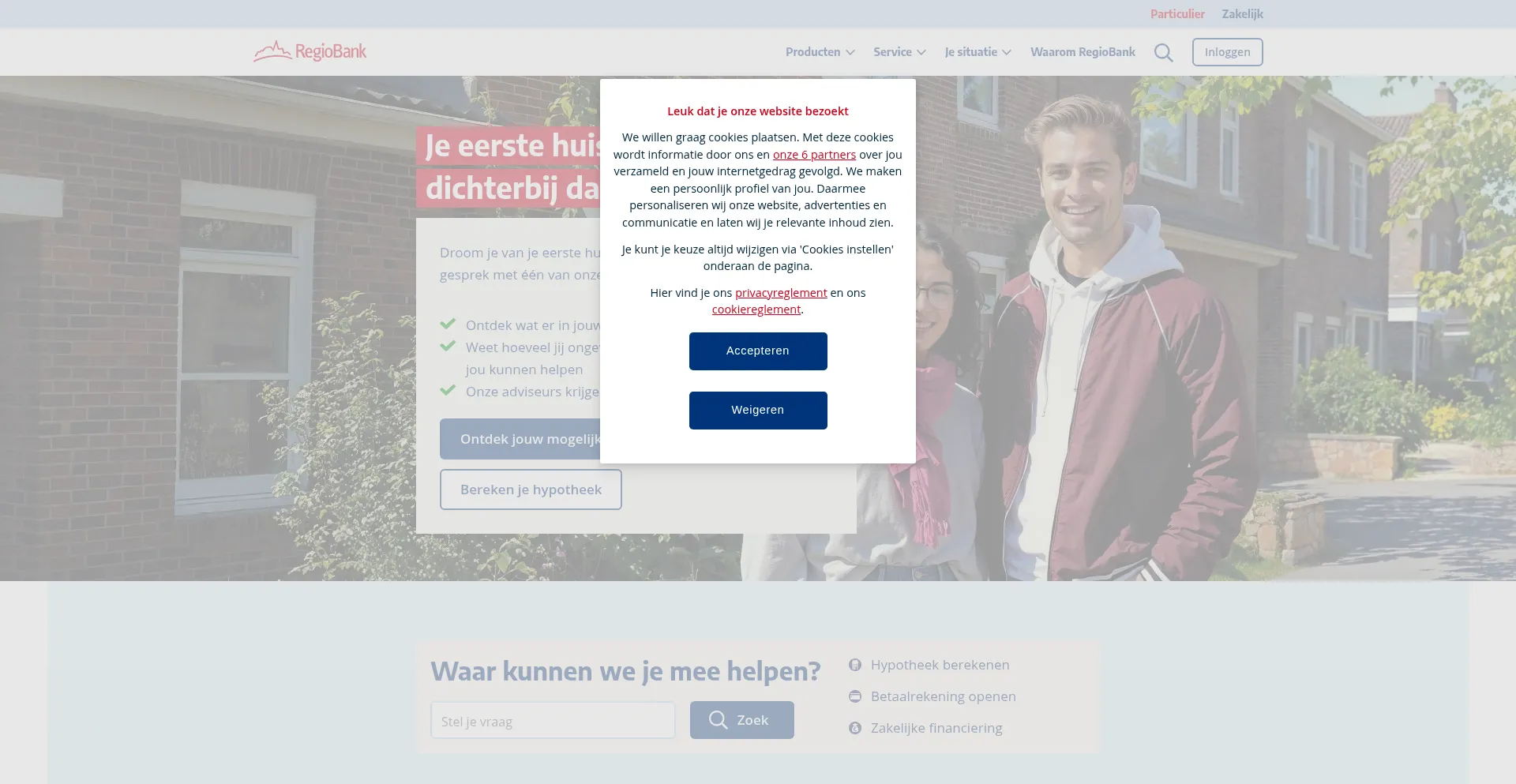 Regiobank.nl Screenshot