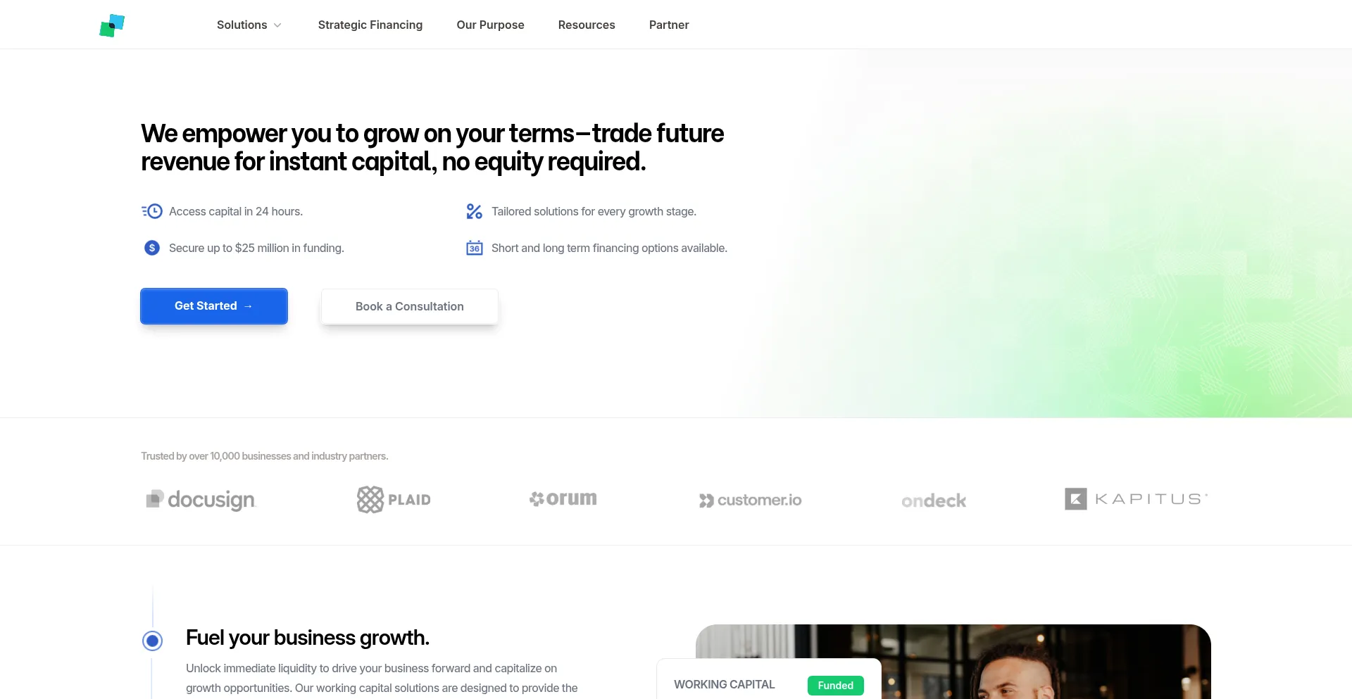 Website screenshot of Relfi.co