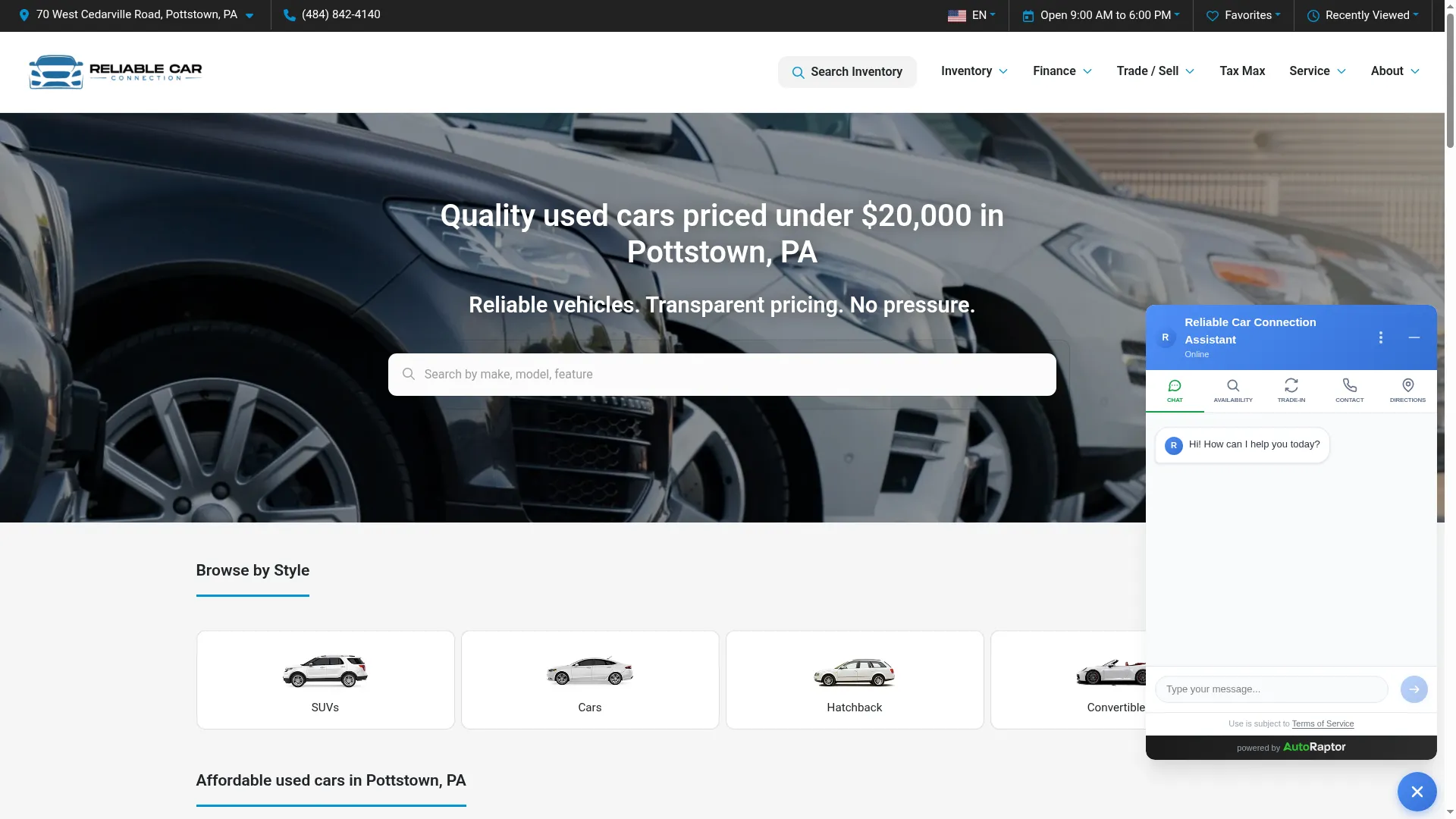 Reliablecarconnection.com