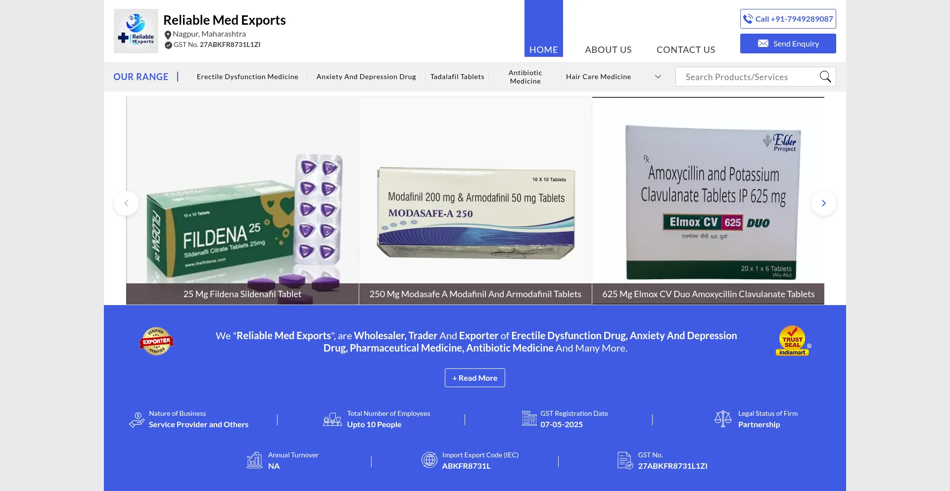 Reliablemedexports.com 安全可靠吗？