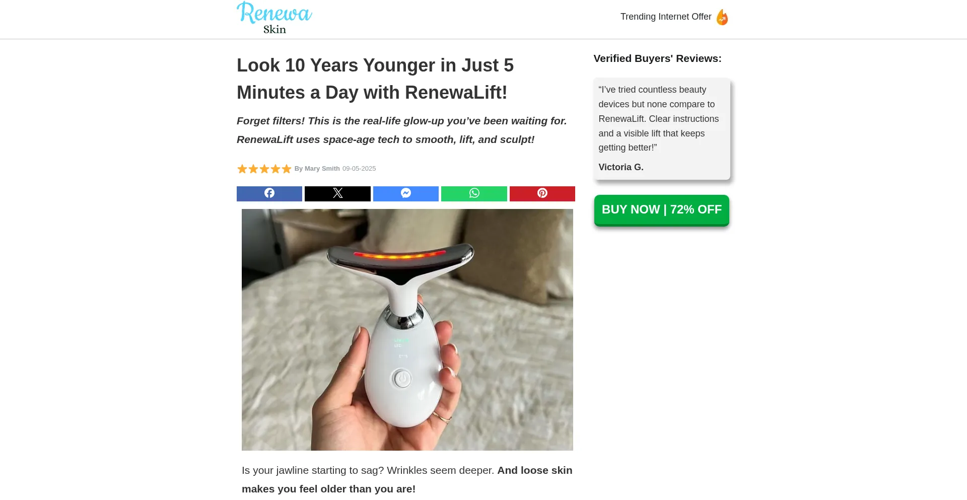 Renewa-lift.com 安全可靠吗？