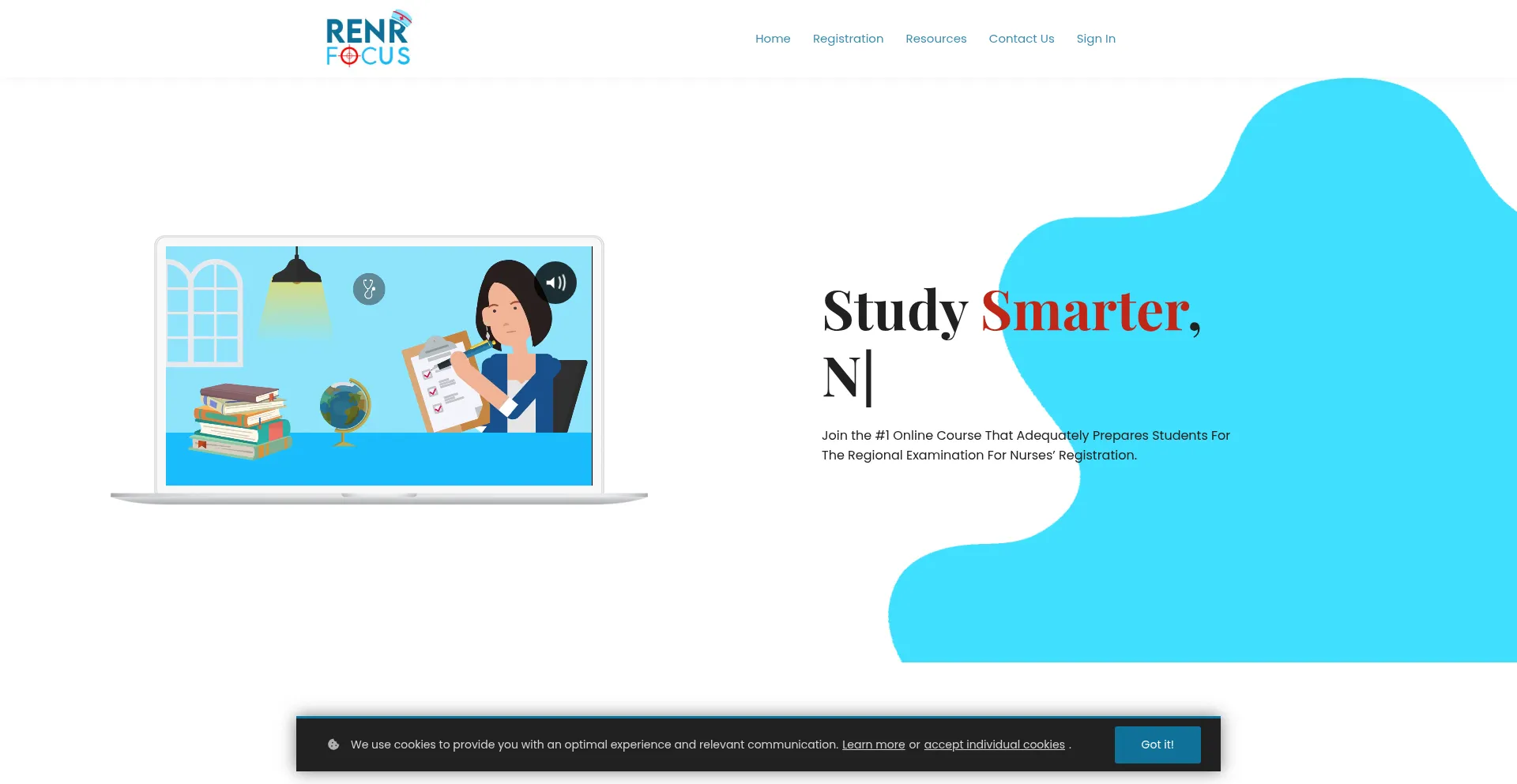 Website screenshot of Renrfocus.com