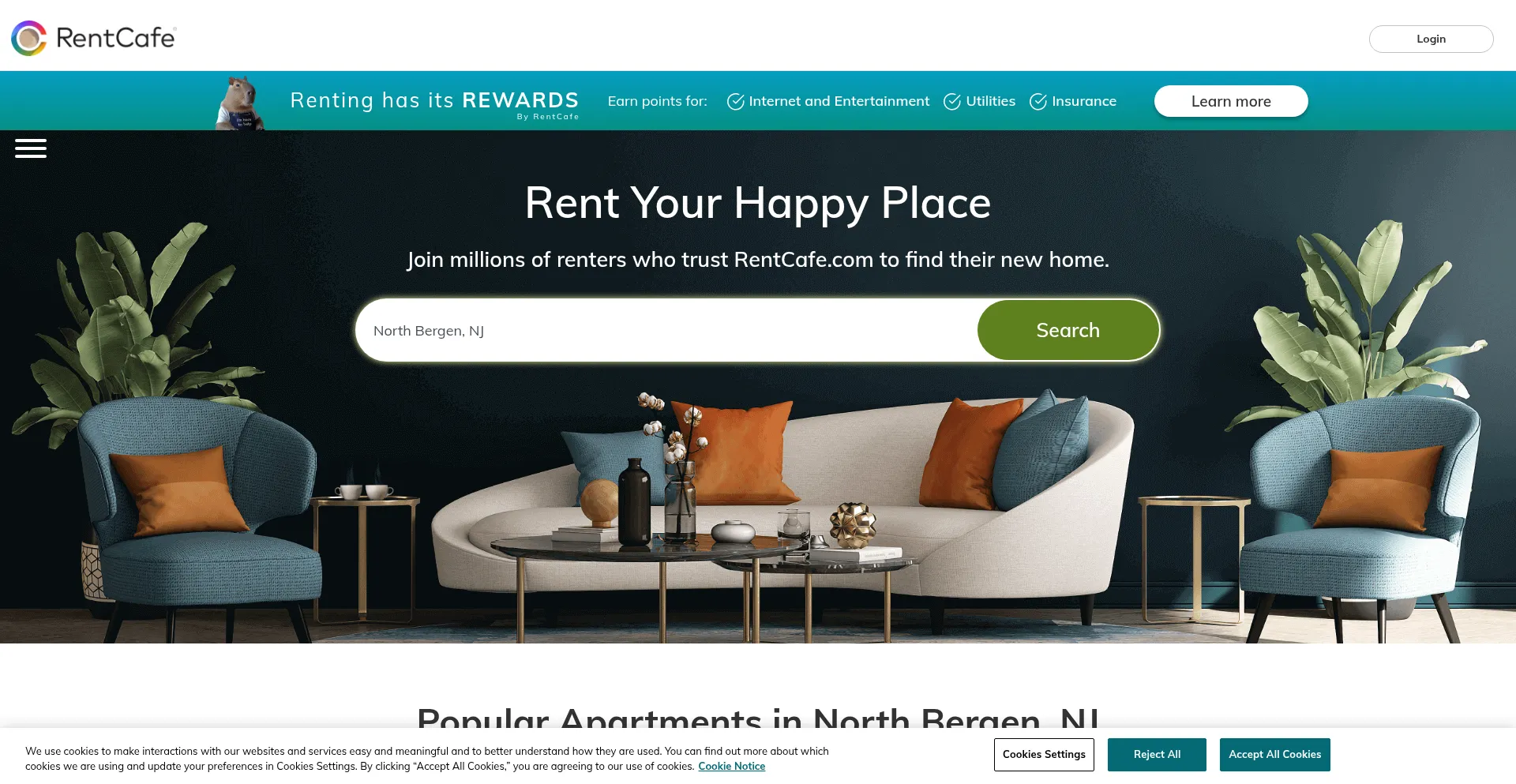 Rentcafe.com Screenshot