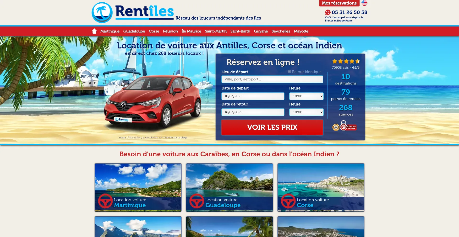 Rentiles.fr Screenshot