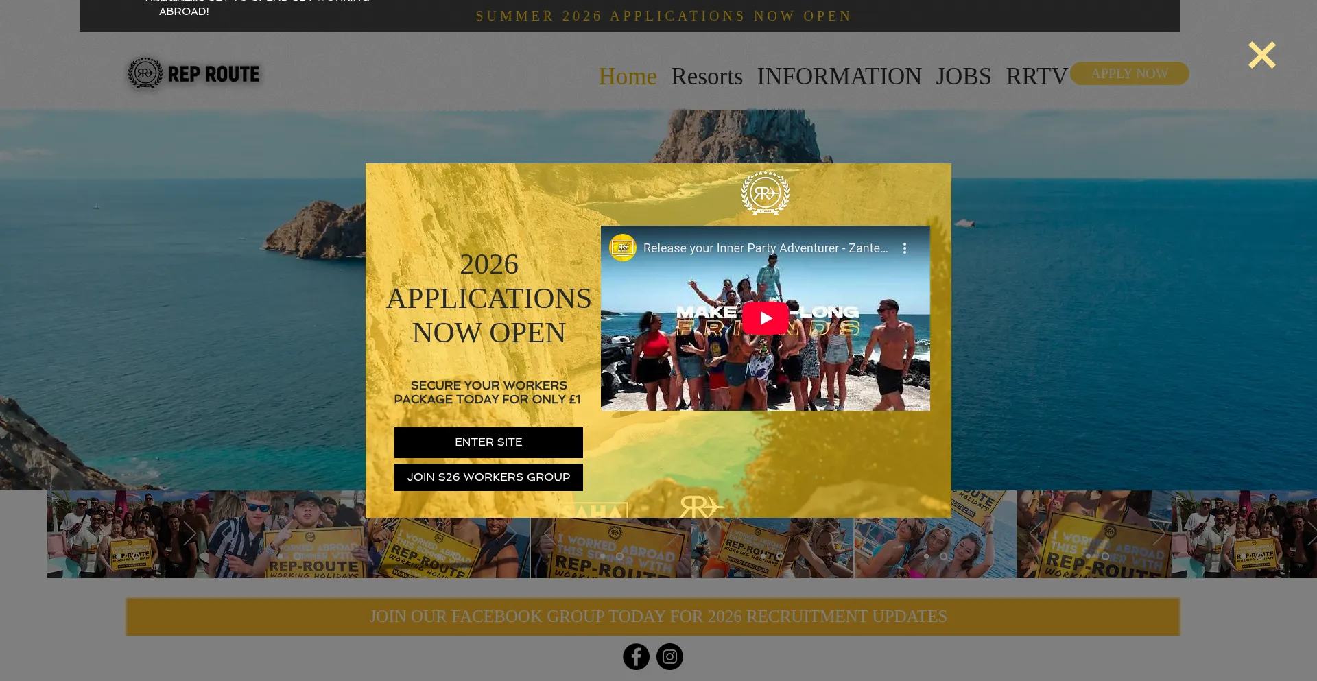 Rep-route.com Screenshot
