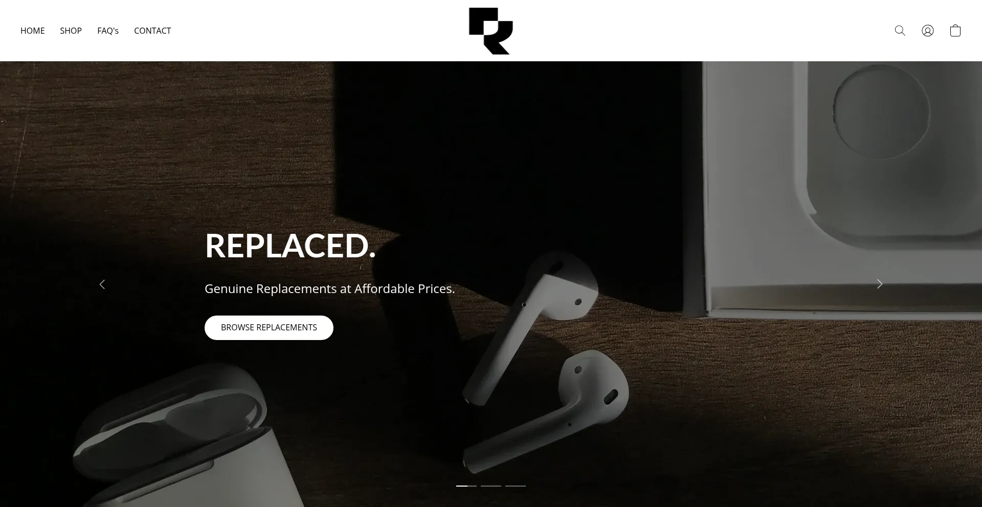 Replacedstore.co.uk Screenshot