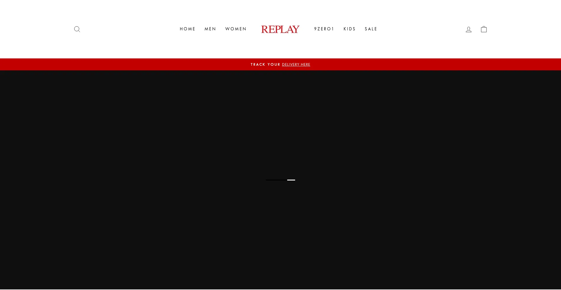 Website screenshot of Replayjeansoutlet-store.co.za