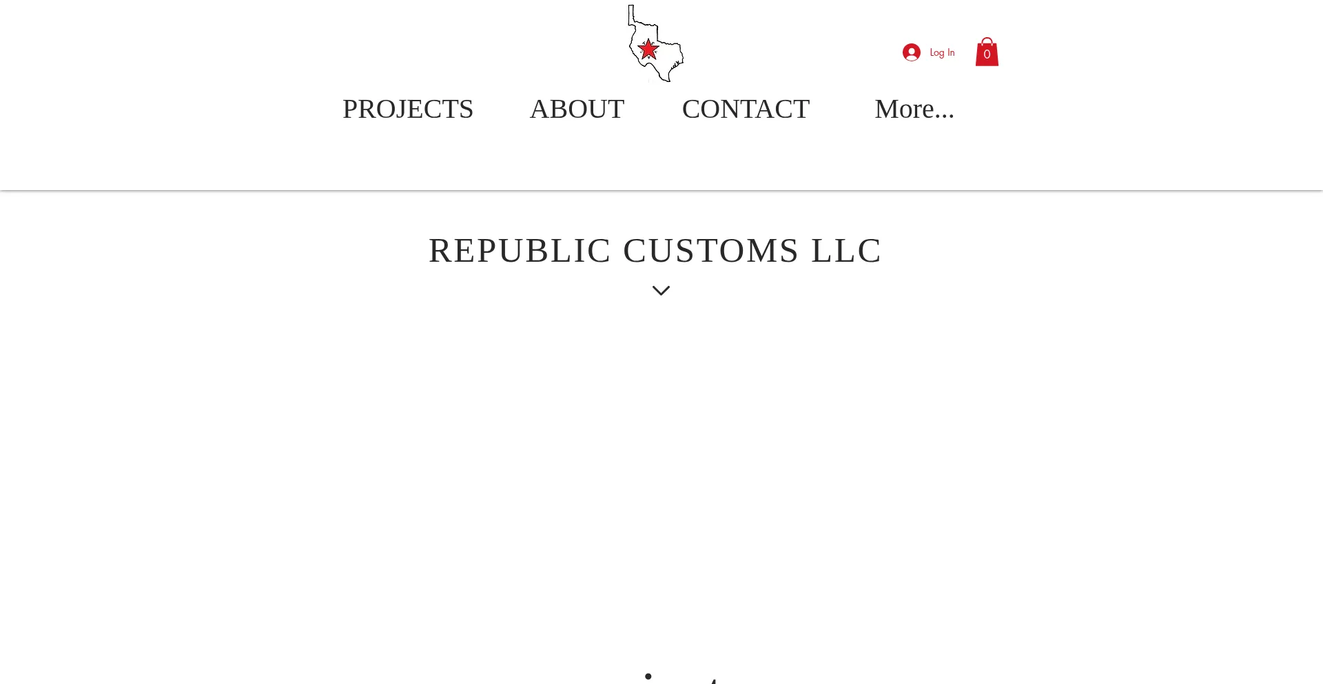 Website screenshot of Republiccustoms.com
