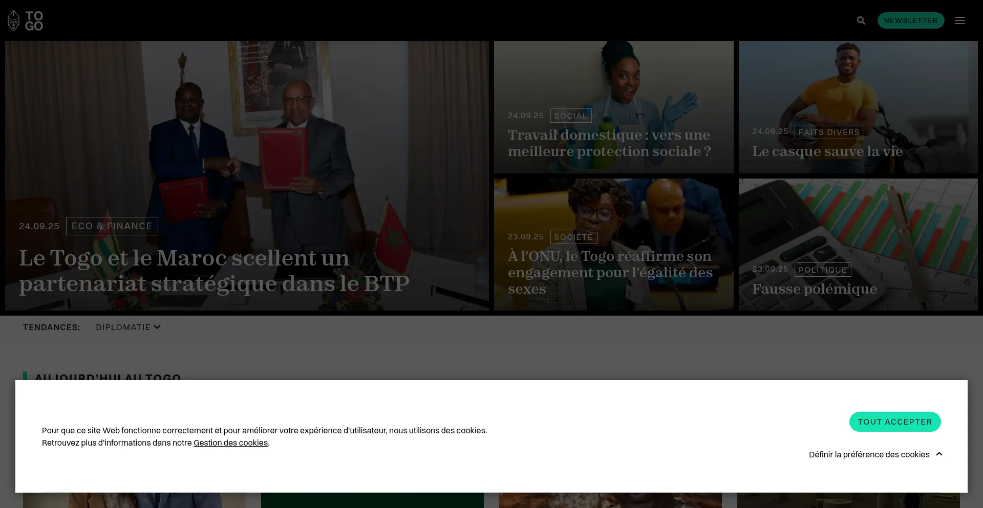 Republicoftogo.com Screenshot