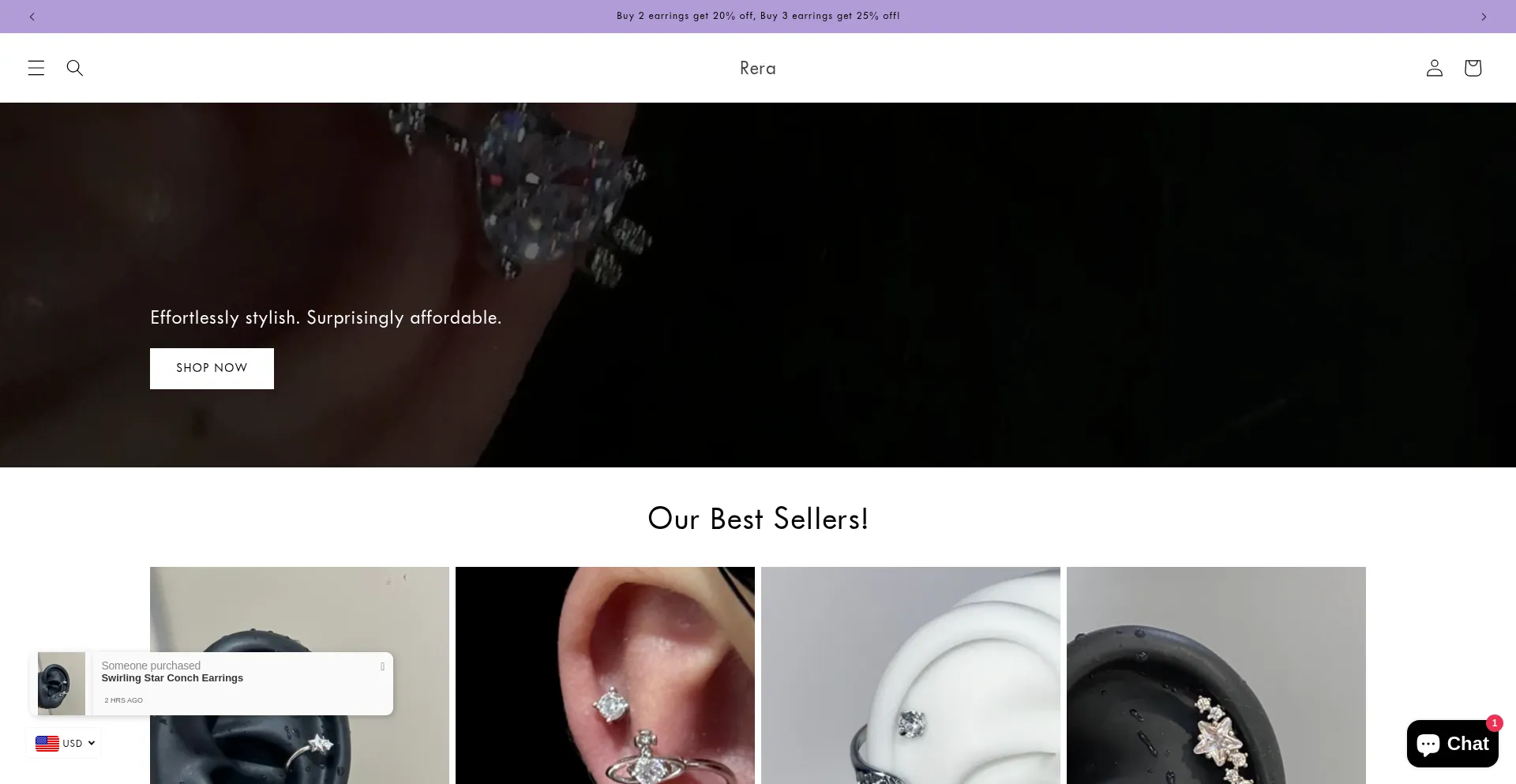 Website screenshot of Rera.us