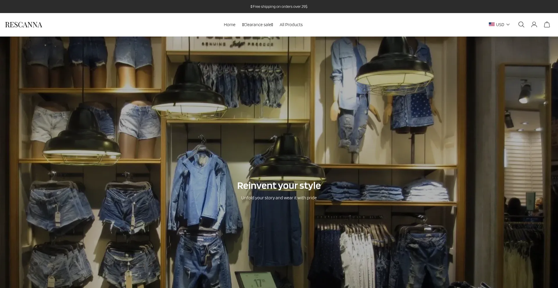Website screenshot of Rescanna.com