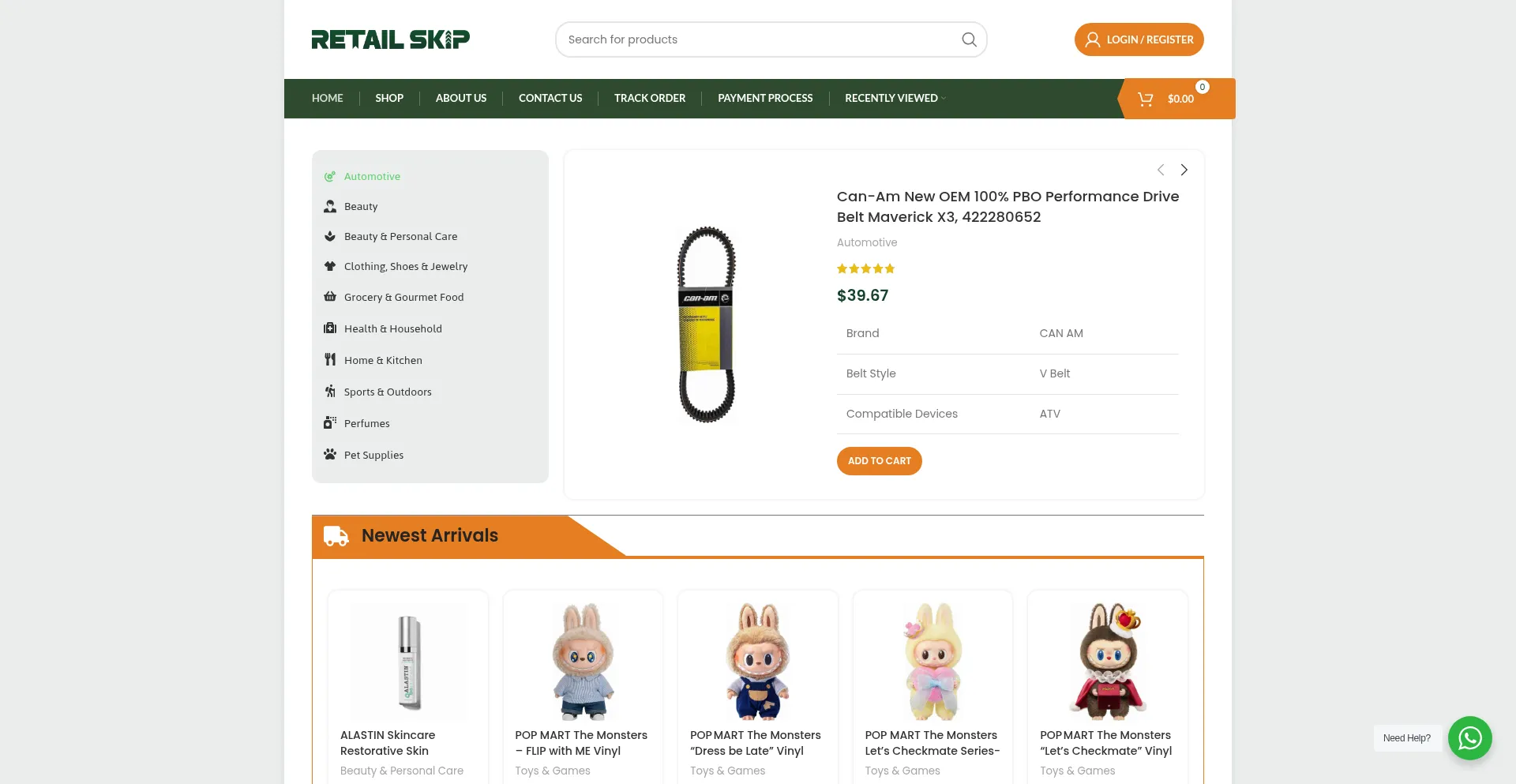 Retailskip.com Screenshot