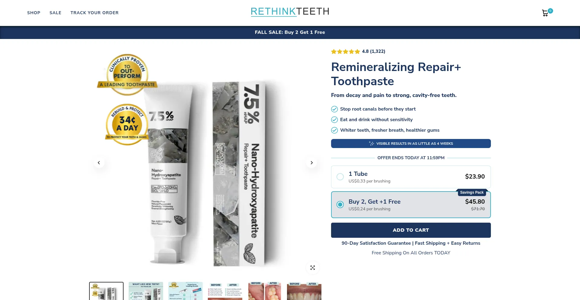 Rethinkteeth.com 安全可靠吗？